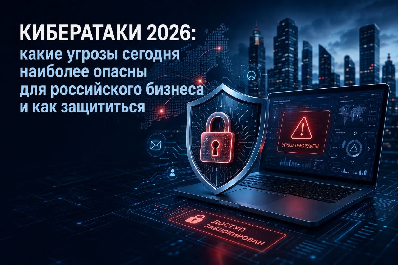 Кибератаки 2026: какие угрозы сегодня наиболее опасны для российского бизнеса и как защитить компанию Кибератаки 2026: какие угрозы сегодня наиболее опасны для российского бизнеса и как защитить компанию