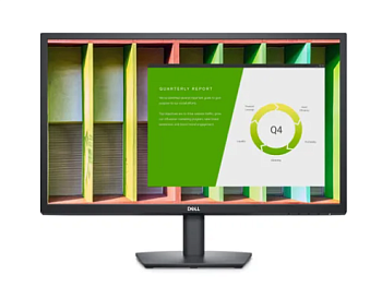 Монитор 23,8" Dell E2422H черный (LED,IPS,1920×1080,60 Гц,16:9,матовая,5 мс,178°гор/178°вер,D-Sub,DP