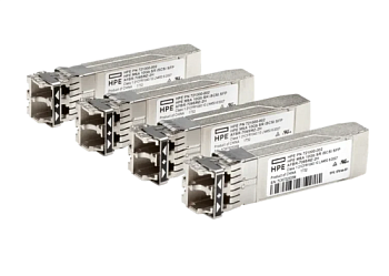 Трансивер оптический HPE C8R25B, SFP+, LC Duplex, 10 Гбит/с, 850 нм, SR iSCSI Kit 4-Pack 721000-002