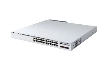 Коммутатор управляемый Cisco C9300L-24T-4X-A, 24*до 1000Mbit/s, 4*SFP+, 8Gb, 16Gb