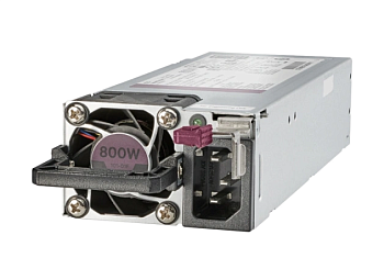 Блок питания 800Вт HPE 865414-B21 (Flex Slot / 80 PLUS PLATINUM / Активный PFC / 40мм / OEM) серый