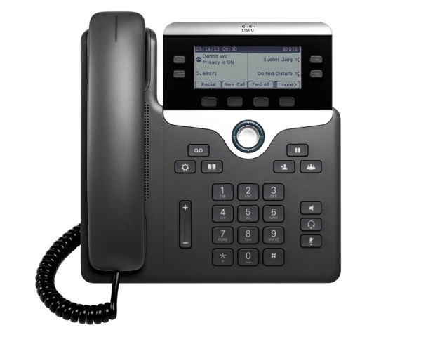 front view Телефон IP Cisco CP-7821-K9