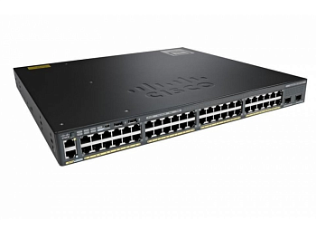 Коммутатор управляемый Cisco WS-C2960X-48TS-L 48*10/100/1000Base-TX, 4*SFP, 512Gb, 128Gb