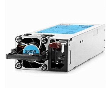 Блок питания 500Вт HPE 865408-B21 (Flex Slot / 80 PLUS PLATINUM / Активный PFC / 40мм / OEM) серый