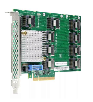 Контроллер HPE DL38X Gen10 12Gb SAS Expander Card Kit with Cables (876907-001)