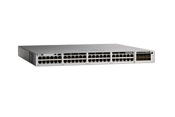 Коммутатор управляемый Cisco C9300-48P-E, 48*до 1000Mbit/s, 8Gb, 8Gb
