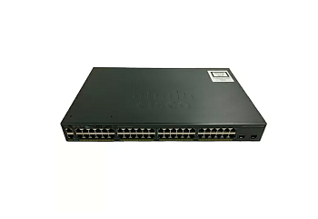 Коммутатор управляемый Cisco WS-C2960X-48TD-L, 48*до 1000Mbit/s, 2*SFP+, 512Mb, 128Mb