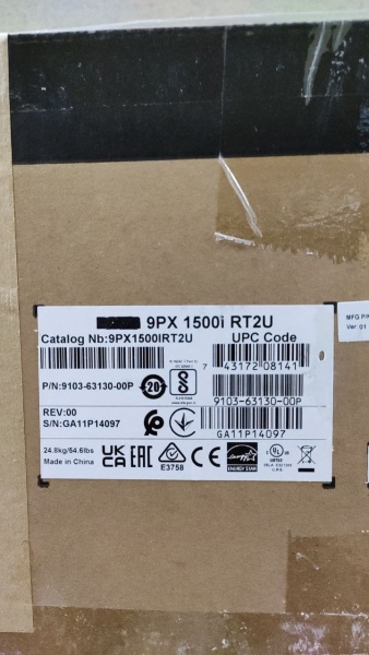 ИБП с двойным преобразованием 1 500ВА Eaton Eaton 9PX 1500i RT2U