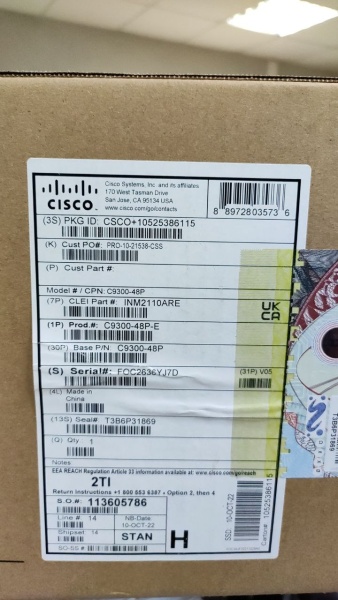 Коммутатор управляемый Cisco Catalyst C9300-48P-E